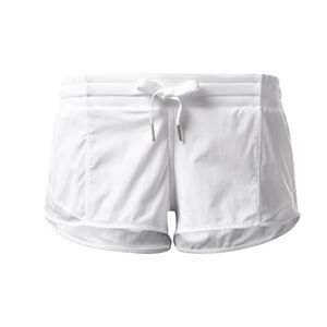 White lululemon shorts sz 6